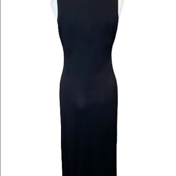 MODA International black sleeveless maxi dress size MP - Picture 5 of 16